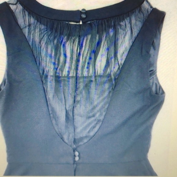 Bebe Sheer Peplum Blouse - Picture 8 of 8